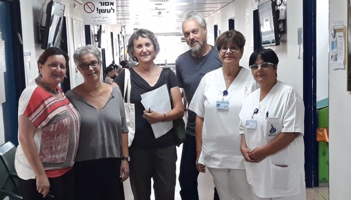 פגישת עבודה במרכז הרפואי ולפסון
